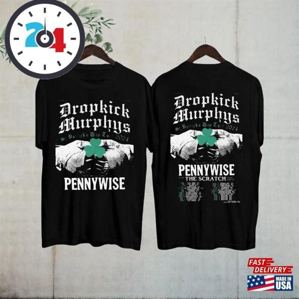 Dropkick Murphys St Patricks Day Tour  Shirt  Unisex